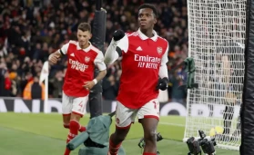 Eddie Nketiah was one of the star performers for Arsenal.