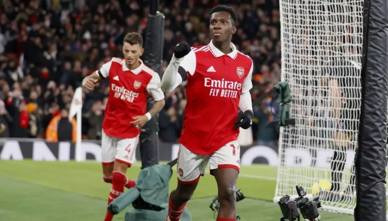 Eddie Nketiah was one of the star performers for Arsenal.