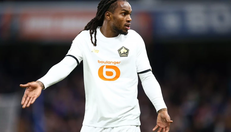 Renato Sanches of Lille reacts during the Chelsea v Lille football match, UEFA Champions League