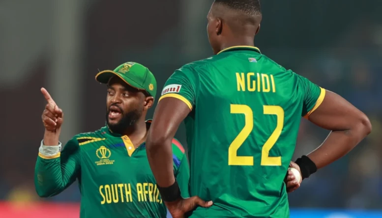 Temba Bavuma and Lungi Ngidi.