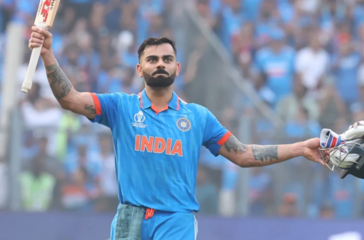 Virat Kohli hits record-breaking century to help hosts India reach ...