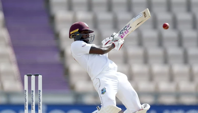 The West Indies were dismissed for 77 in the final innings.