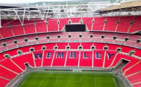 Wembley Stadium.