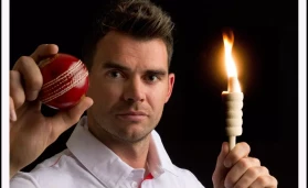 James Anderson on Fire