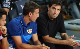 Andoni Iraola watches on August 22