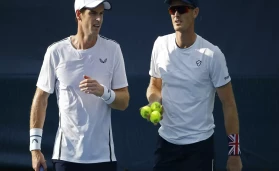 Andy Murray and Jamie Murray.