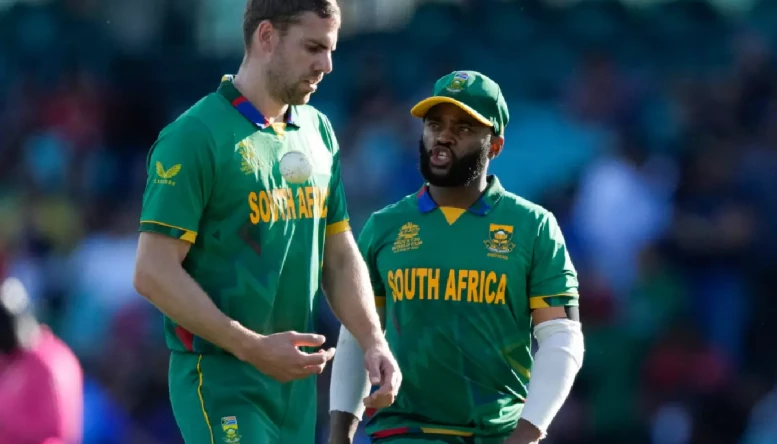 Anrich Nortje and Temba Bavuma.