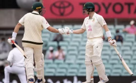 Marnus Labuschange and Steven Smith's much-awaited century put Australia in a commanding position on Day 1
