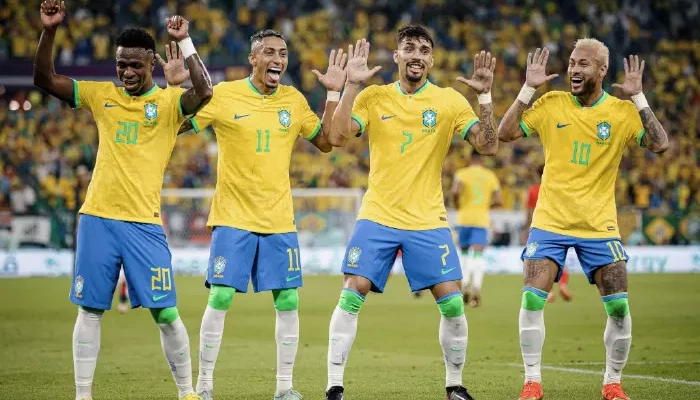 Brazil Fab Four played as well as their reputation suggested they could.