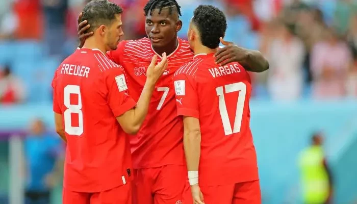 Breel Embolo score winner against his country of birth