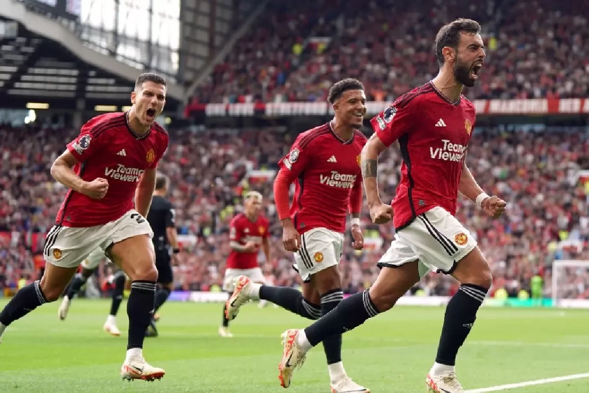 Bruno Fernandes gives Manchester United's season lift-off with stirring  comeback against Forest