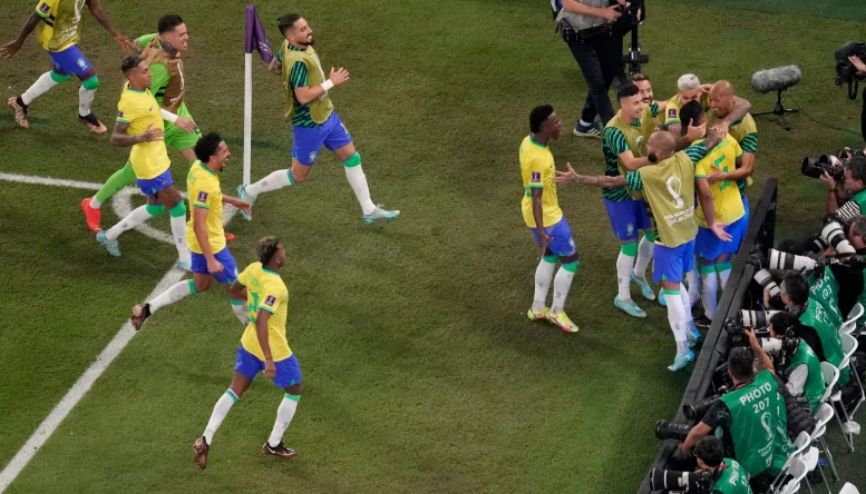 Casemiro scored the winner for Brazil against Switzerland.