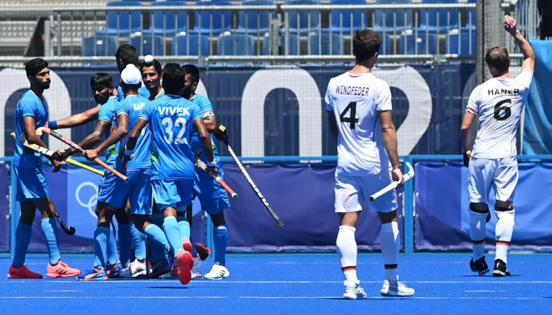 Come back by Indian Hockey team