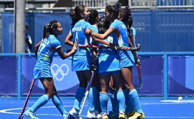 The Indian women's hockey squad defeated Chile 3-1.