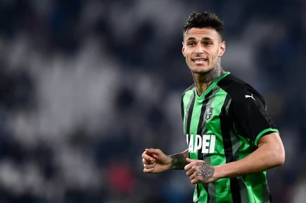 Gianluca Scamacca of US Sassuolo