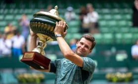 the world no. 12  Hubert Hurkacz is ready to shine again in this year's Wimbledon