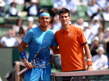 Rafael Nadal and Novak Djokovic