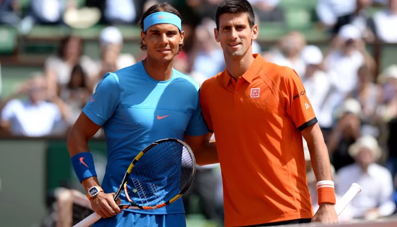 Rafael Nadal reacts to Novak Djokovic not competing at US Open