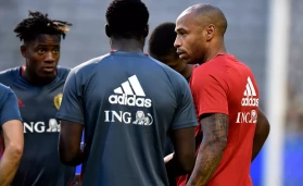 Thierry Henry assistant coach of the Belgian Team