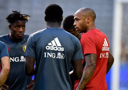 Thierry Henry assistant coach of the Belgian Team