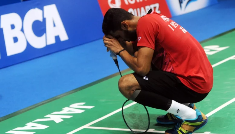 HS Prannoy crashed out and won't be in the semi-finals.