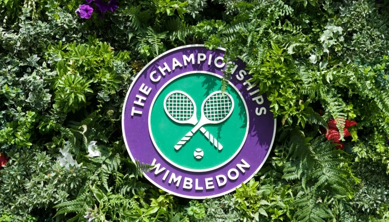 The Championships Wimbledon. Wimbledon tennis logo.