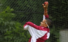 Sunil Narine bowled with a terrific economy of 4.5