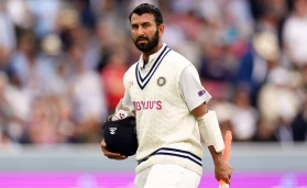 Cheteshwar Pujara records a century on his debut as the captain of Sussex