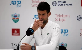 BelgradeSerbia ATP, Tennis Herren Serbia Open: tennis Novak Djokovic press conference