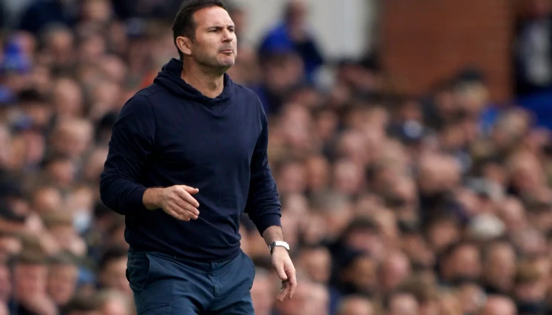 Everton manager Frank Lampard is under pressure