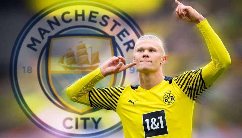 Erling Haaland In Manchester city now