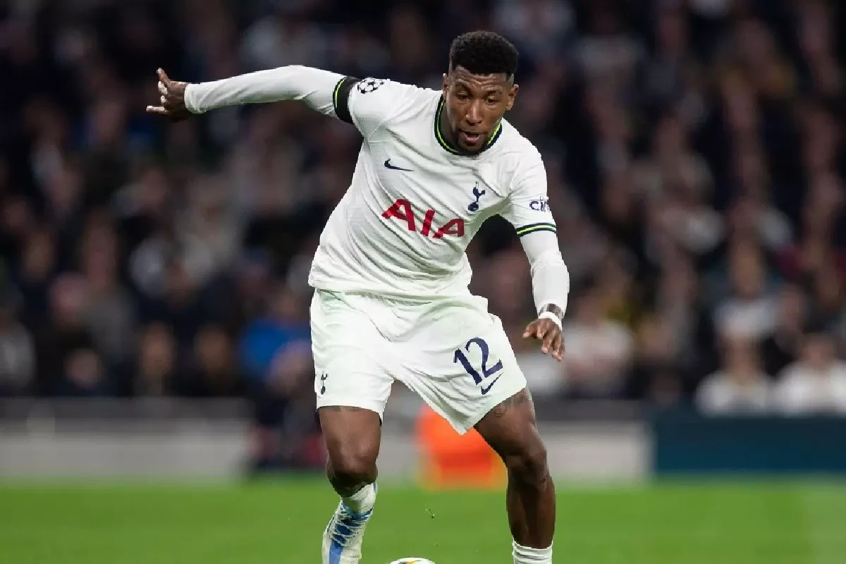 Emerson Royal of Tottenham Hotspur during the Premier League match