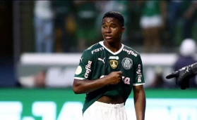 Endrick Felipe: youngest-ever goalscorer for Palmeiras last week
