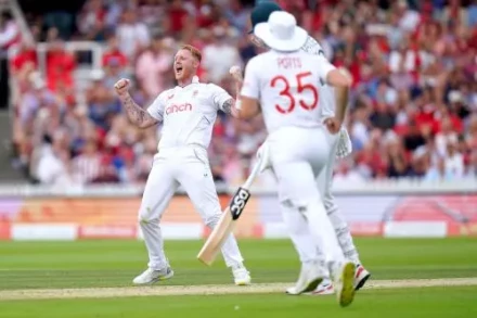 Captain Ben Stokes on fire