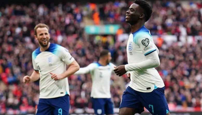 Harry Kane and Bukayo Saka.