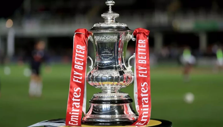 FA Cup trophy.