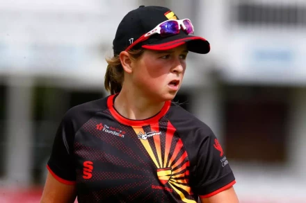 Grace Scrivens claimed the final wicket as England edged past Australia