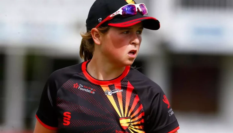Grace Scrivens claimed the final wicket as England edged past Australia