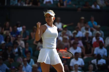 Wimbledon: Simona Halep has advanced to the semifinals.