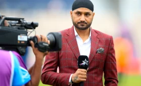 singh on commentary duty at the ICC Cricket World Cup