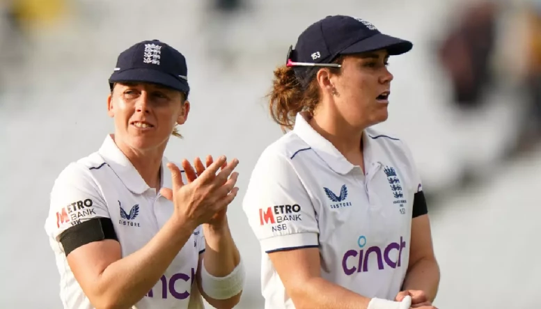 Heather Knight and Nat Sciver-Brunt.