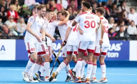 England defeated Belgium 2-2(3-0) in the first leg of the FIH Pro League match