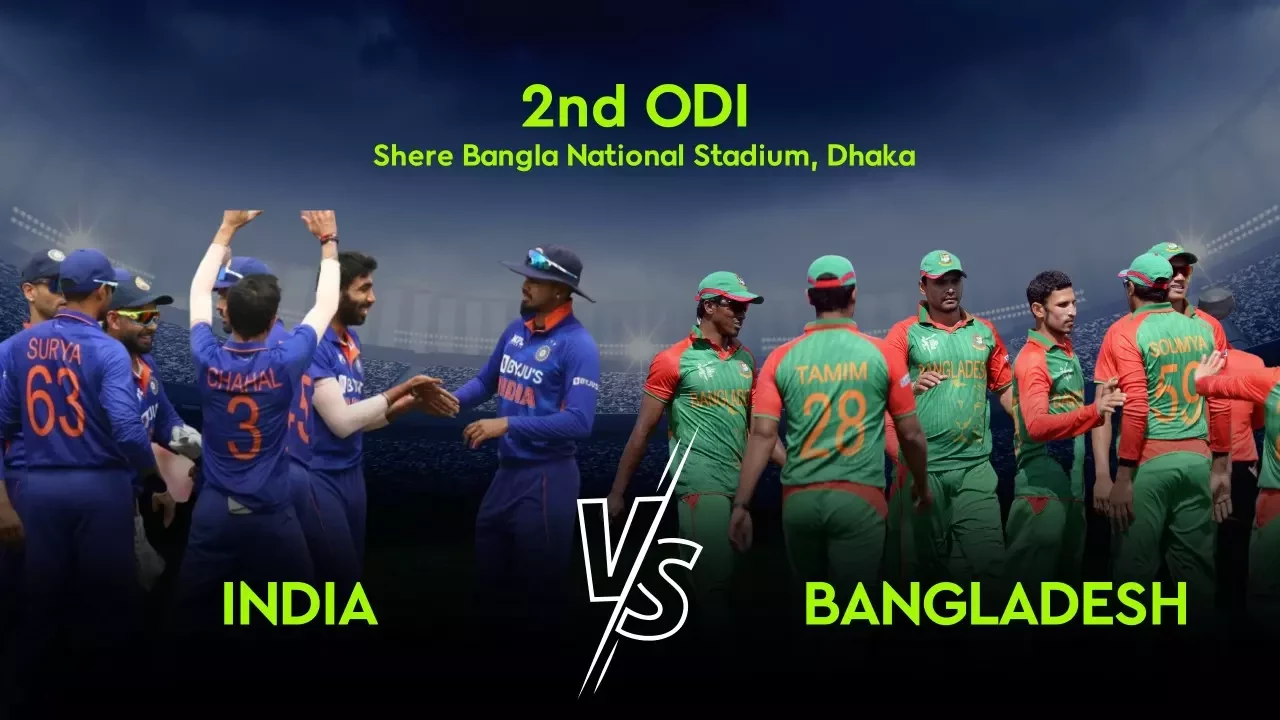 India Vs Bangladesh Live Match Second ODI Preview And Prediction