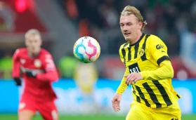 Julian Brandt for Dortmund against Leverkusen Jan 2023