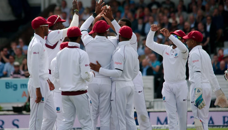 West Indies celebrating after 2-0 Series Win against Bangladesh