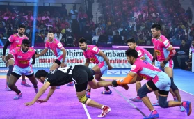 Jaipur Pink Panthers beat Tamil Thalaivas 41 - 26