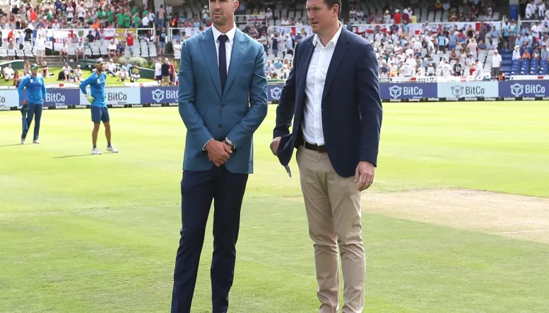 Kevin Pietersen and Graeme Smith.