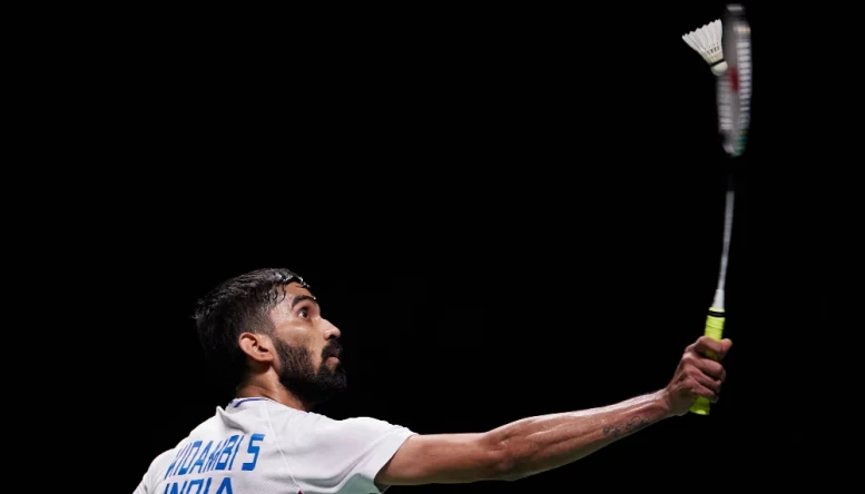 Kidambi Srikanth at the BWF World Championships 2021