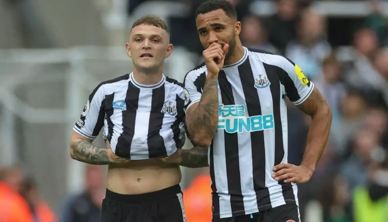 Kieran Trippier and Callum Wilson.