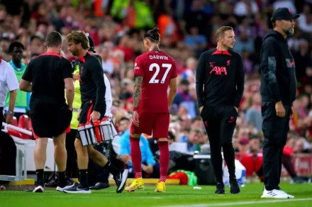 Jurgen Klopp admits Darwin Nunez ban for headbutt red card is 'not cool' for Liverpool